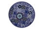 Hermia Vajilla de Porcelana de 24 Piezas en Azul Marino y Turquesa